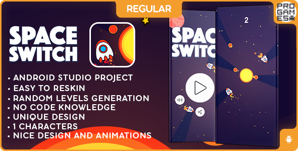 Space Switch (REGULAR) - ANDROID - BUILDBOX CLASSIC game