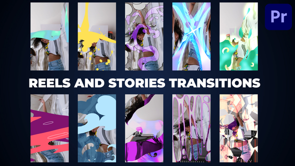 Reels And Stories Transitions | Premiere Pro MOGRT