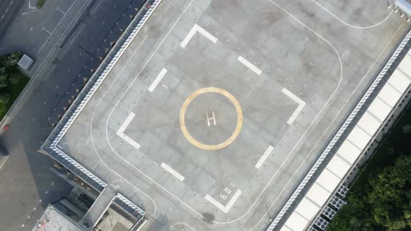 Landing at Helicopter Helipad