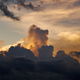 A dark cloud with a sunset in the clouds - PhotoDune Item for Sale