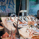 Fresh fish inclusing large swordfish head sold at a market in Sicily, Italy - PhotoDune Item for Sale