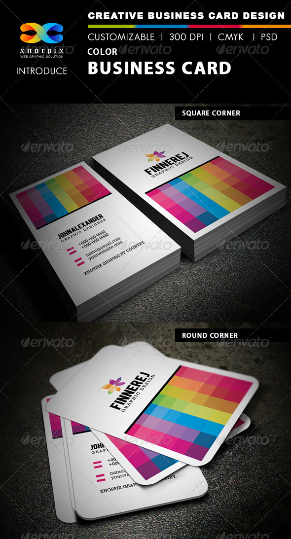 Color Business Card