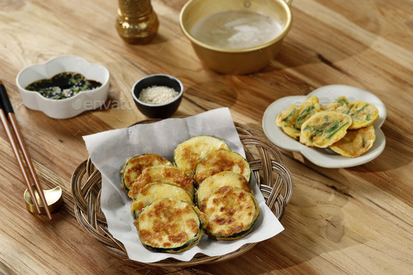 Hobak Jeon- Pan Fried Korean Zucchini 