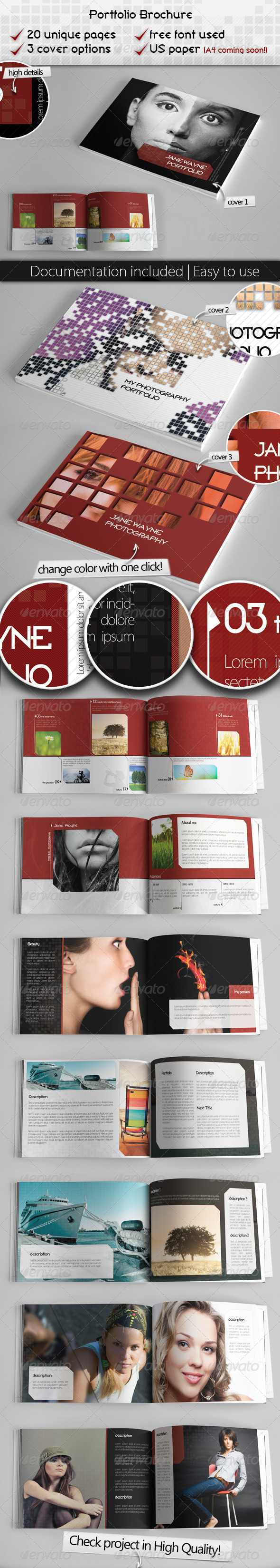 Portfolio Brochure Project - Portfolio Brochures