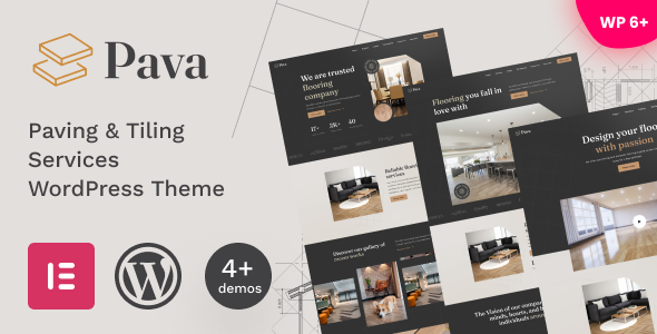 Pava – Paving & Tiling Services WordPress Theme