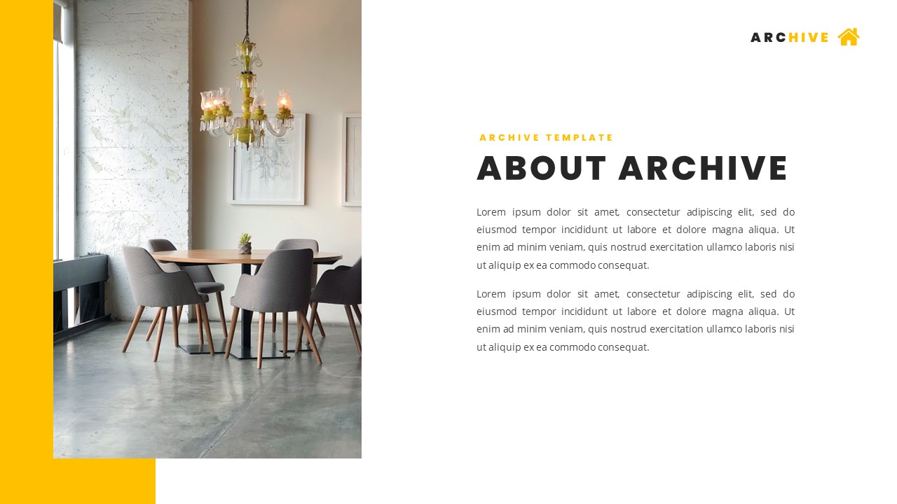 Archieve - Architecture and Interior Design Google Slides Template ...