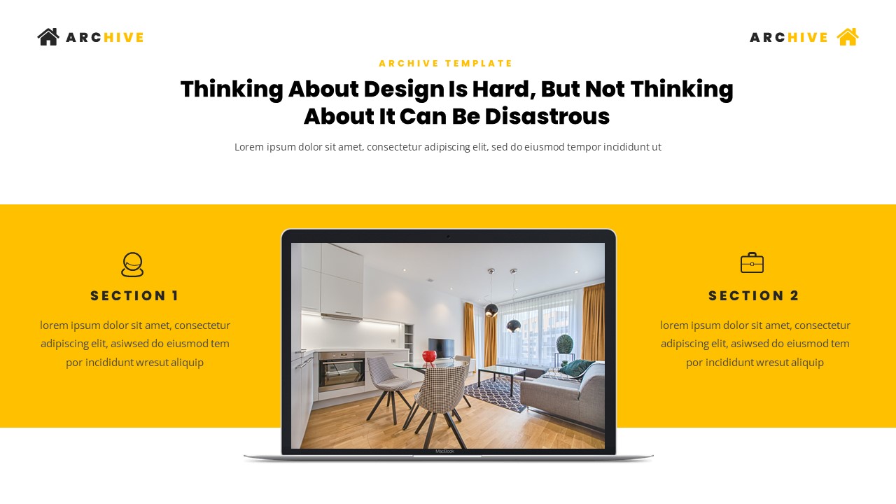 Archieve - Architecture and Interior Design Powerpoint Template ...