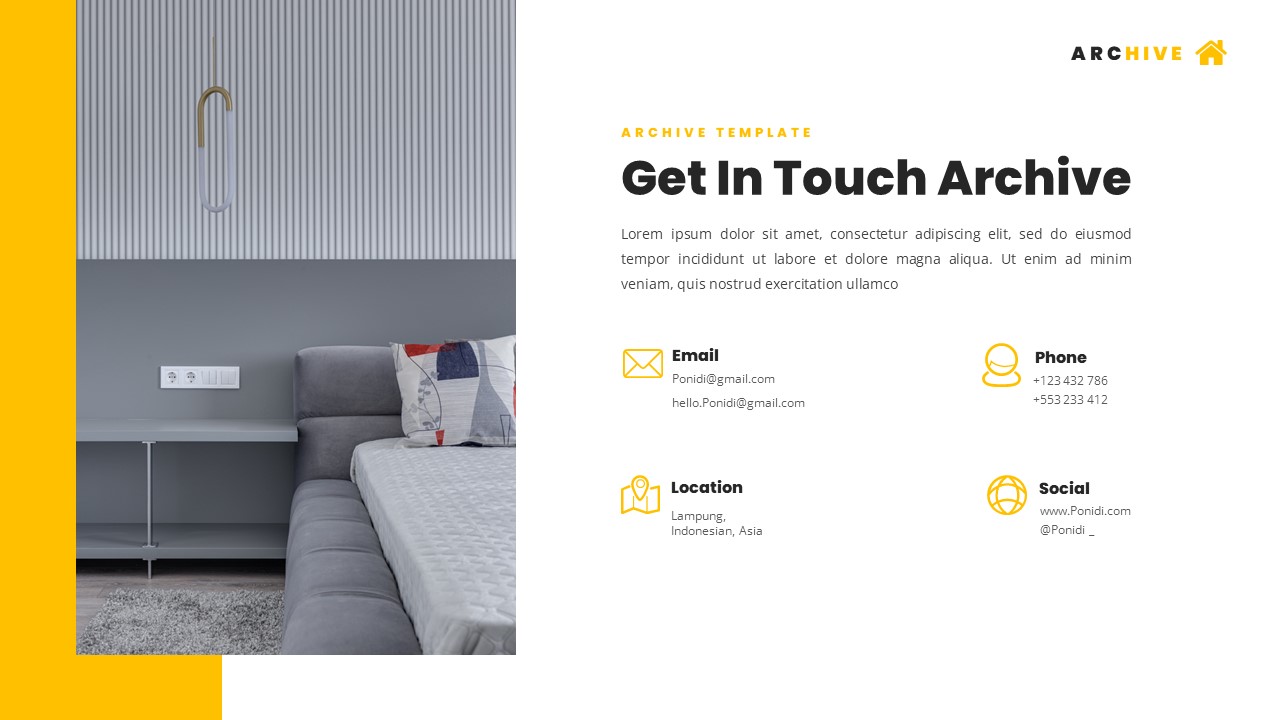 Archieve - Architecture and Interior Design Powerpoint Template ...