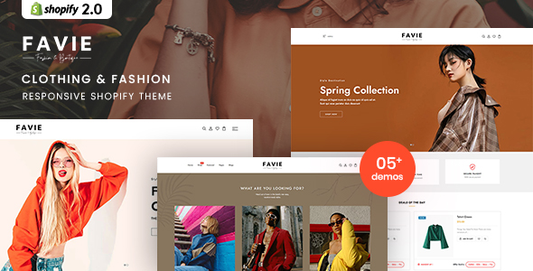 Favie – Clothing & Fashion Responsive Shopify 2.0 Theme