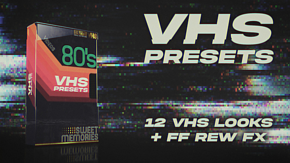 VHS Look Presets Pack for Premiere Pro
