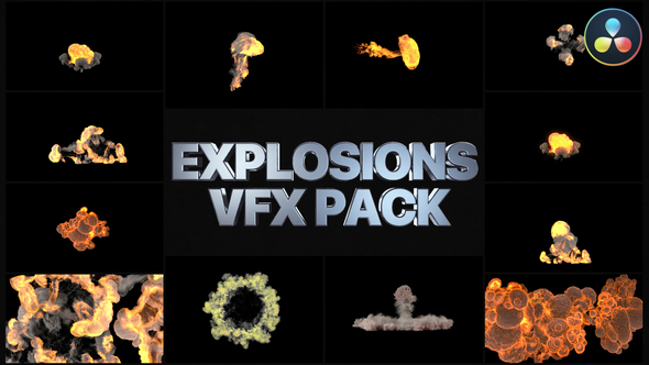 Explosions Pack | DaVinci Resolve