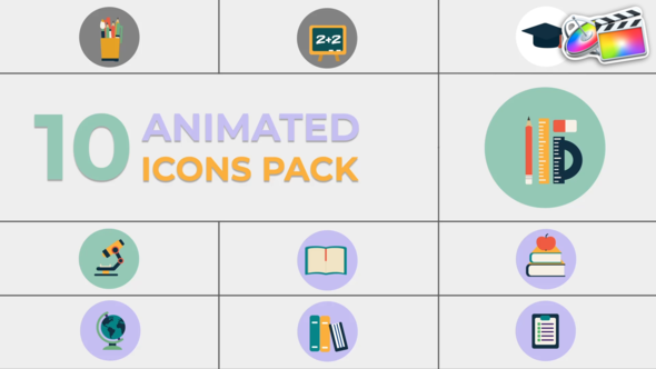 Education Icons for FCPX