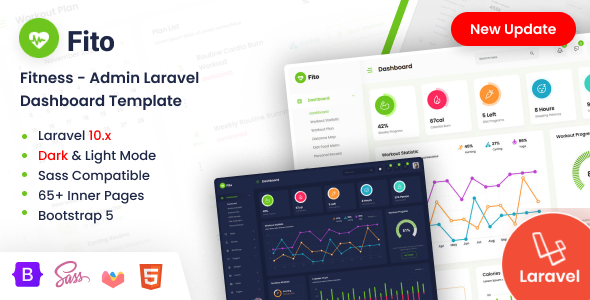 Fito - Fitness Laravel Admin Dashboard