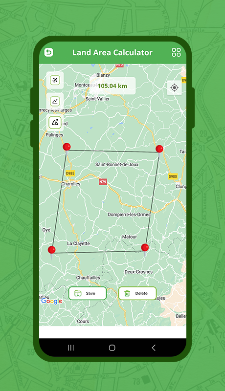 Gps Area Calculator Land Area Calculator Gps Land Area Measurement