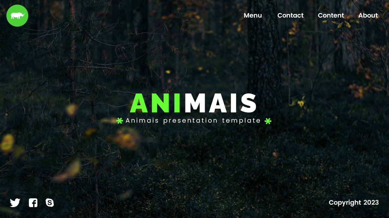 Animais - Animal Rescue and Crowdfunding Google Slides Template ...