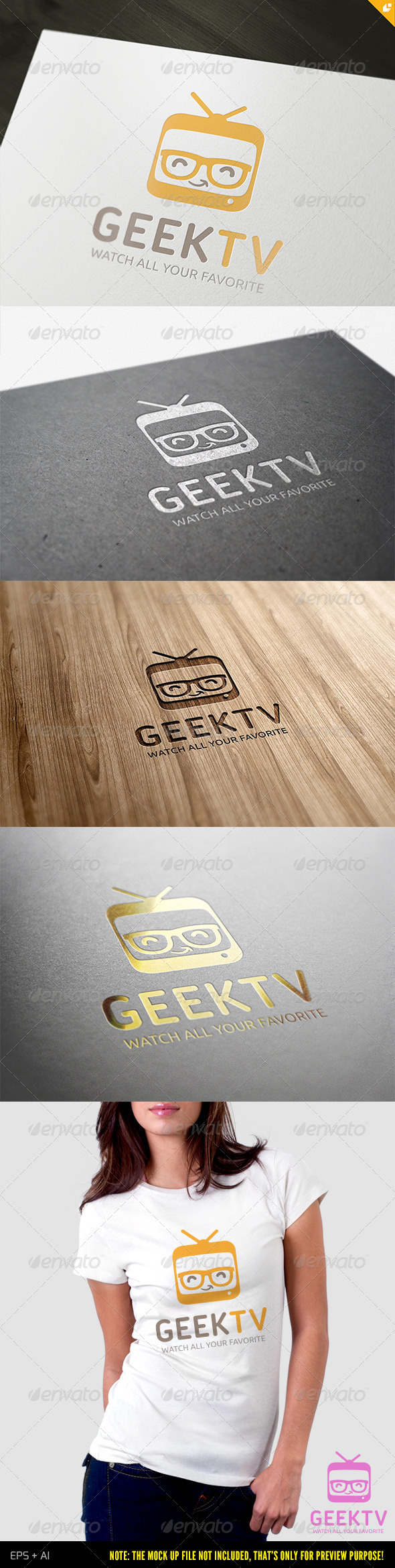 Geek TV Logo - Humans Logo Templates