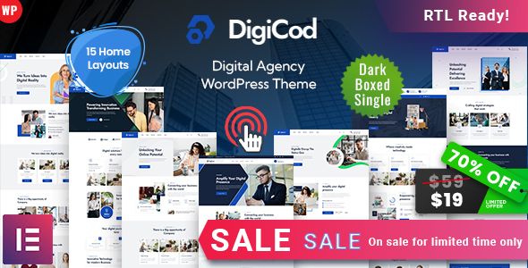 Digicod - Digital Agency WordPress Theme