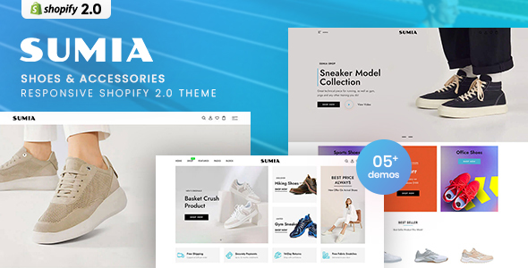 Sumia – Shoes & Accessories Responsive Shopify 2.0 Theme