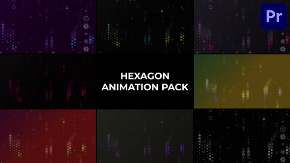 Hexagon Animation Pack for Premiere Pro