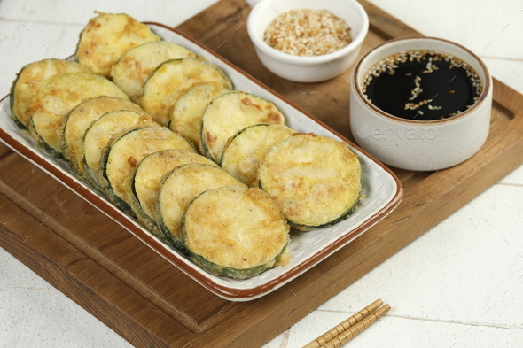 Pan Fried Zucchini (Hobak Jeon)