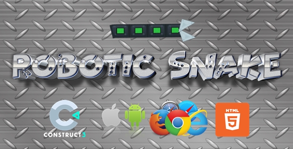 Robotic Snake - Casual Game - Desktop/Mobile - HTML5