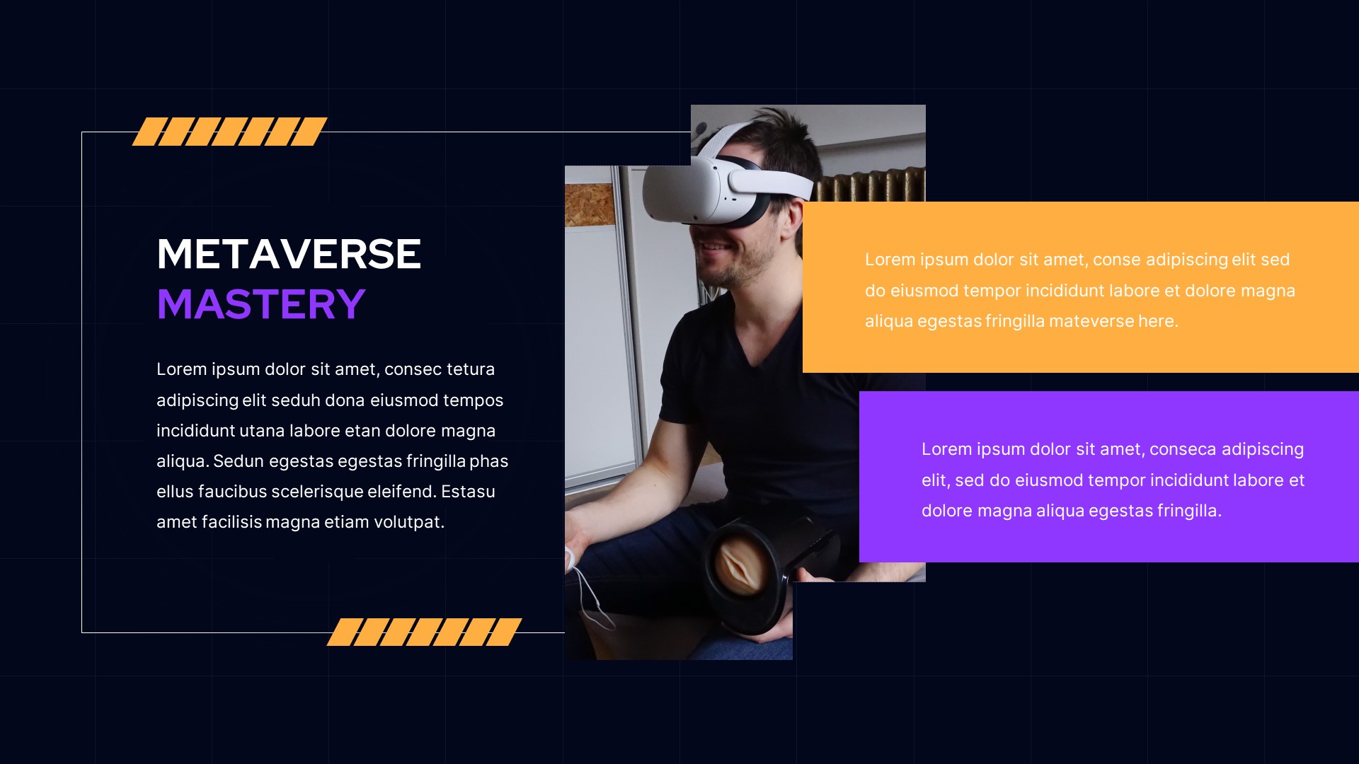 Metaverse & Virtual Reality Google Slides Template, Presentation Templates
