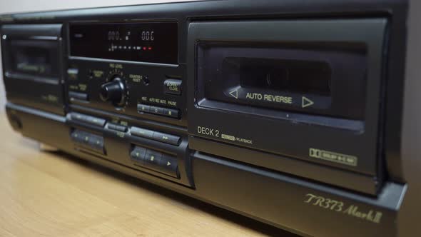 Double Cassette Deck Ideal For Dubbing During Recording Or Playback.