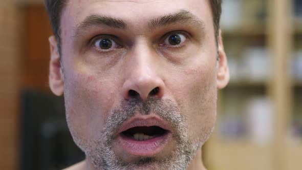 Shock Wondering Middle Age Man alt