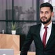 Handsome Confident Successful Indian or Arabian Businessman in a Formal Suit Male Entrepreneur - VideoHive Item for Sale
