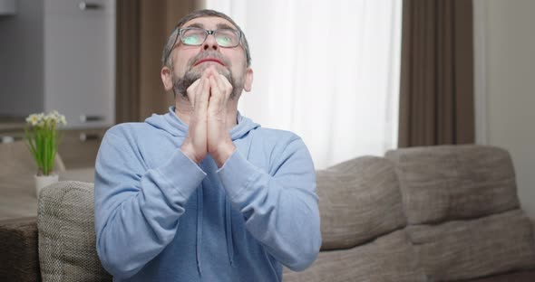 The Man Crosses His Fingers Strongly Wants Something Begs Asks Begs Makes a Wish alt