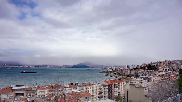 Cold Snowy Day at Izmir
