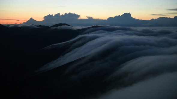  Video Footage Timelapse of Carpathian Mountains