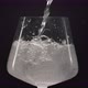 Sparkling Water Pouring Ice Glass Closeup Slow Motion - VideoHive Item for Sale