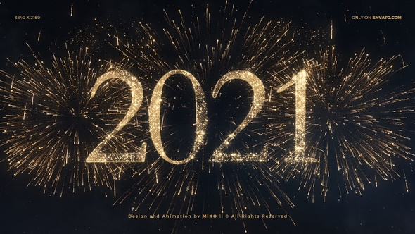 New Year Fireworks 2021 4K
