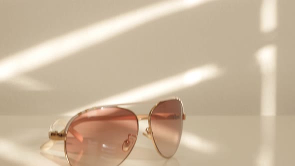 white reflective sunglasses