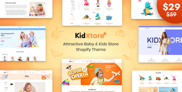 21+ Most Popular and Best Baby Shopify Themes and Templates 2023