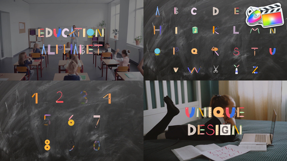 Education Art Alphabet | FCPX