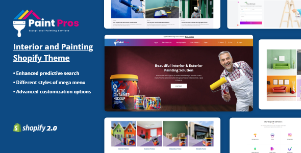 Paintpros – Painting Company Shopify Store