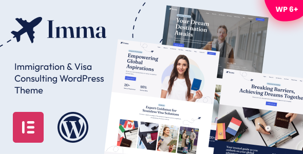 Imma - Immigration & Visa Consulting WordPress Theme