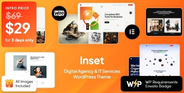Inset - Digital Agency & IT Services WordPress Theme