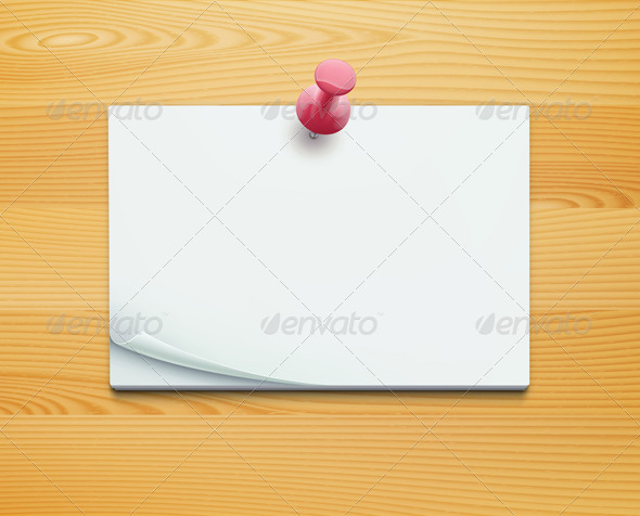 Post Note - Objects Vectors