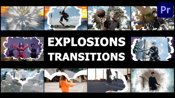 Realistic Explosions Transitions for Premiere Pro
