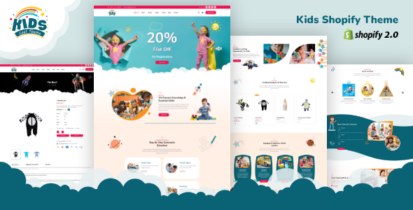 Kidscool – Kids Fashion, Toys Store Shopify Theme