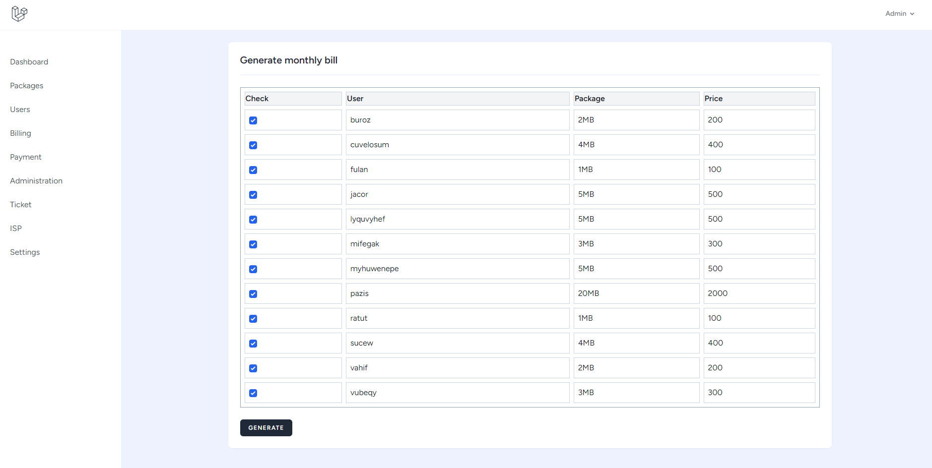 Betternet ISP Billing with Mikrotik API by sajalahsan | CodeCanyon