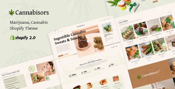 Cannabisors – Medical Marijuana, Cannabis Shopify Theme
