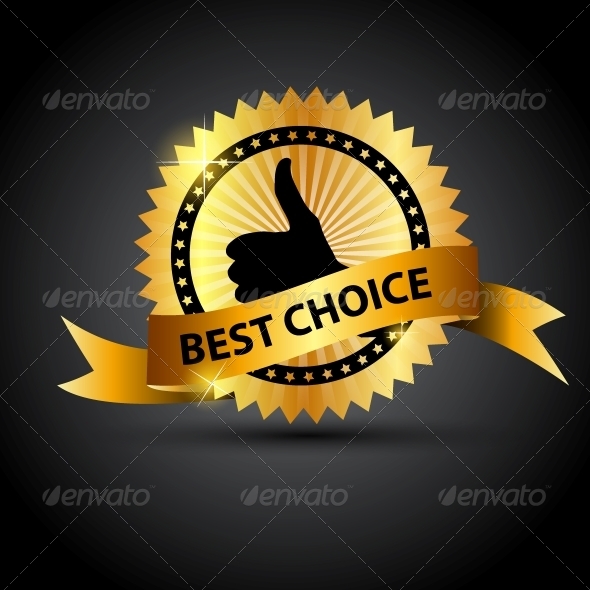Vector Label with Ribbon. - Retail Commercial / Shopping