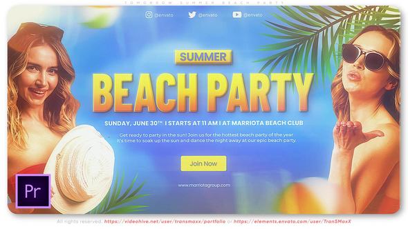 Tomorrow Summer Beach Party