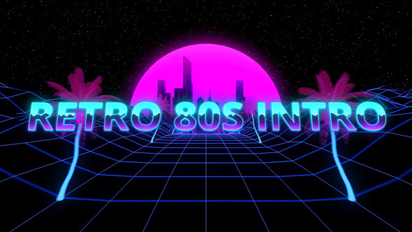 Retro 80's PC Intro, After Effects Project Files | VideoHive