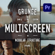 Grunge Grid Multiscreen Slideshow | Premiere Pro - VideoHive Item for Sale