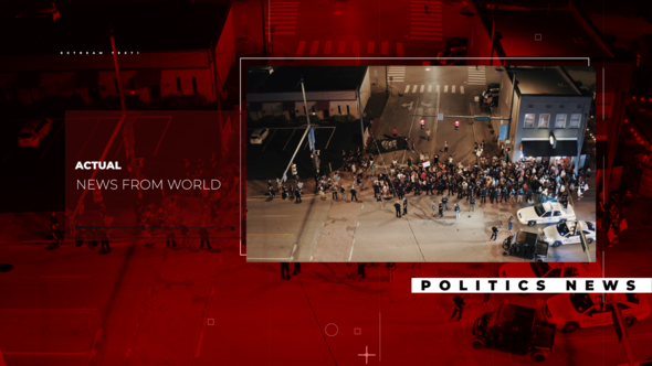 World News Opener broadcast-packages template preview